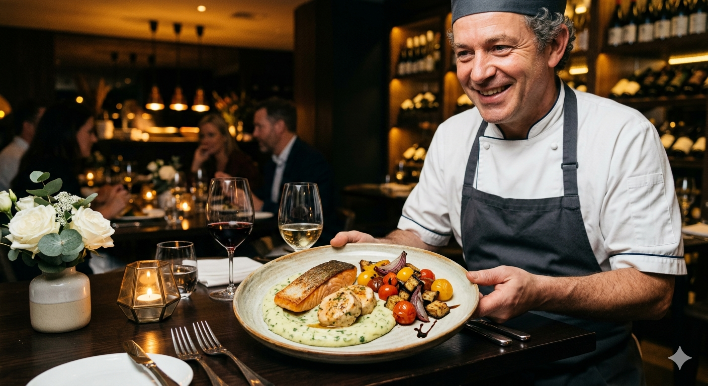 Andrés Cardona, chef parrillero